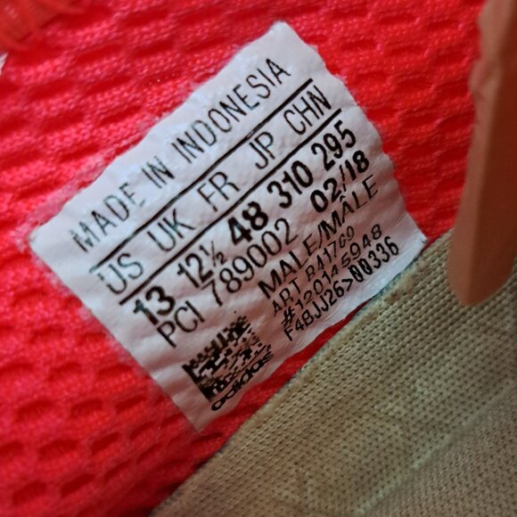 %Adidas Deerupt Runner Turbo Mens Size 13 Running Shoes Sneaker A 41 main image 4